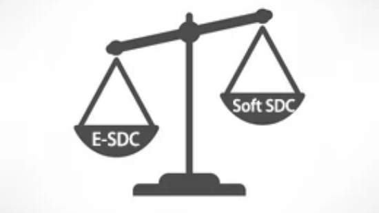 Bagaimana membandingkan diantara E-SDC dan Soft SDC